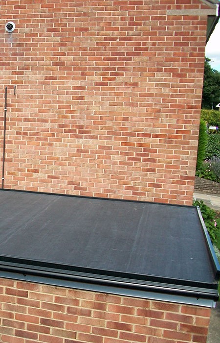 Garage flat roof